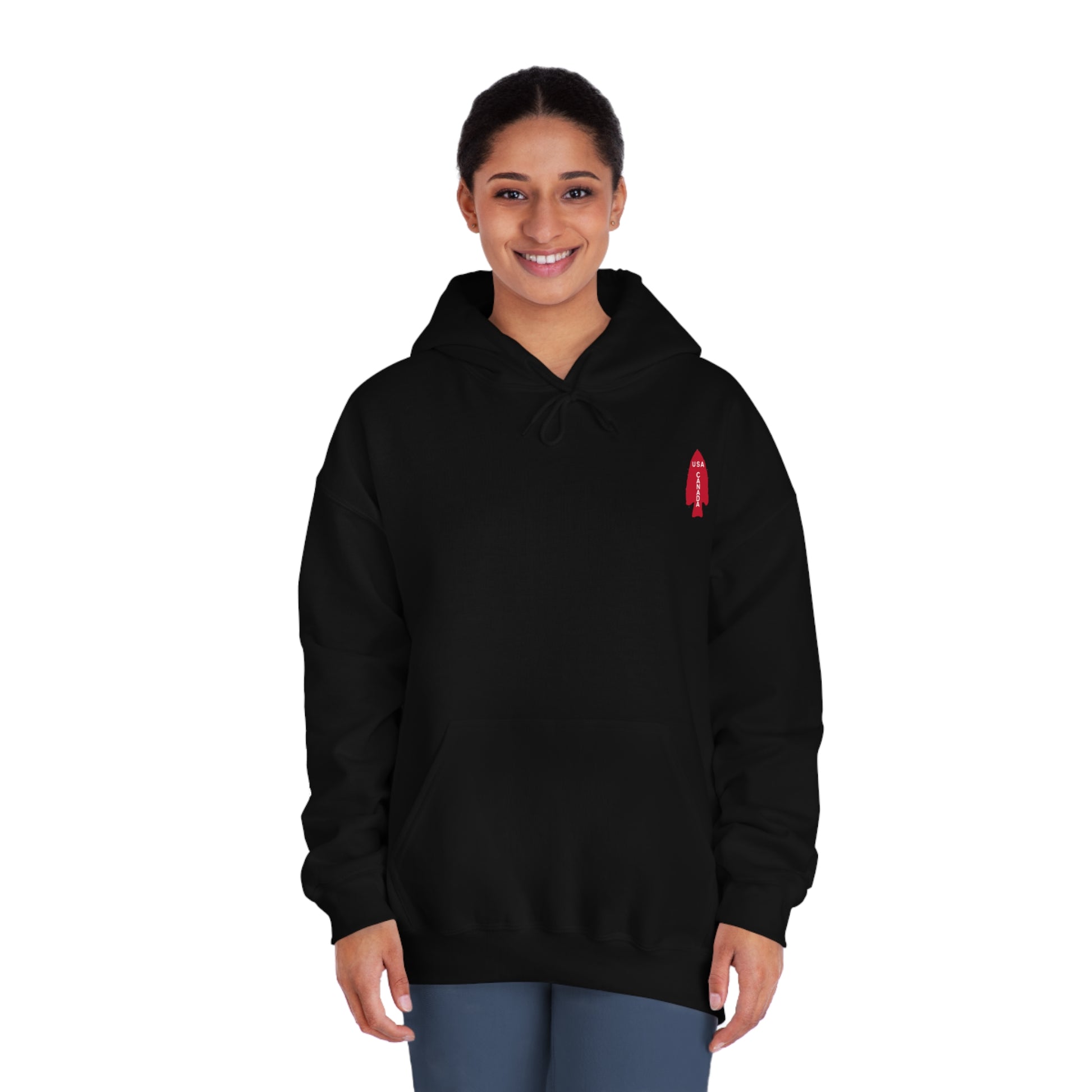 USA/Canada Unisex DryBlend® Hooded Sweatshirt