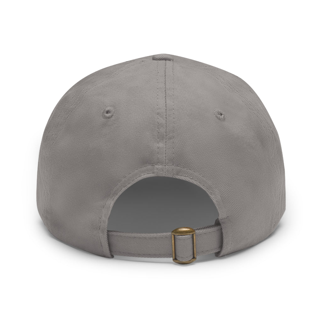 WV Crest Dad Hat with Leather Patch (Rectangle)