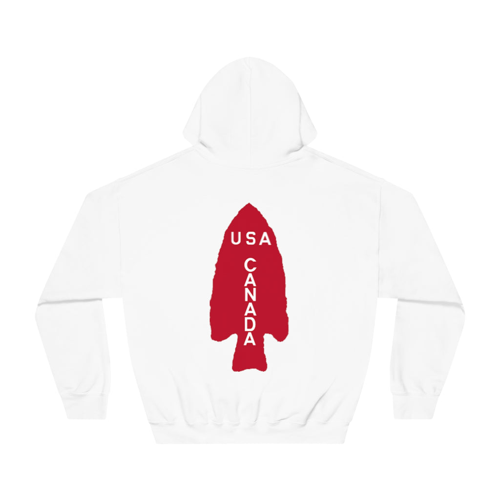 USA/Canada Unisex DryBlend® Hooded Sweatshirt