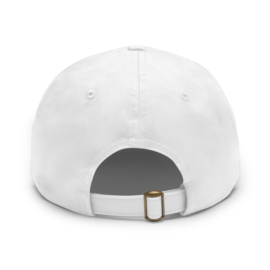 WV Crest Dad Hat with Leather Patch (Rectangle)