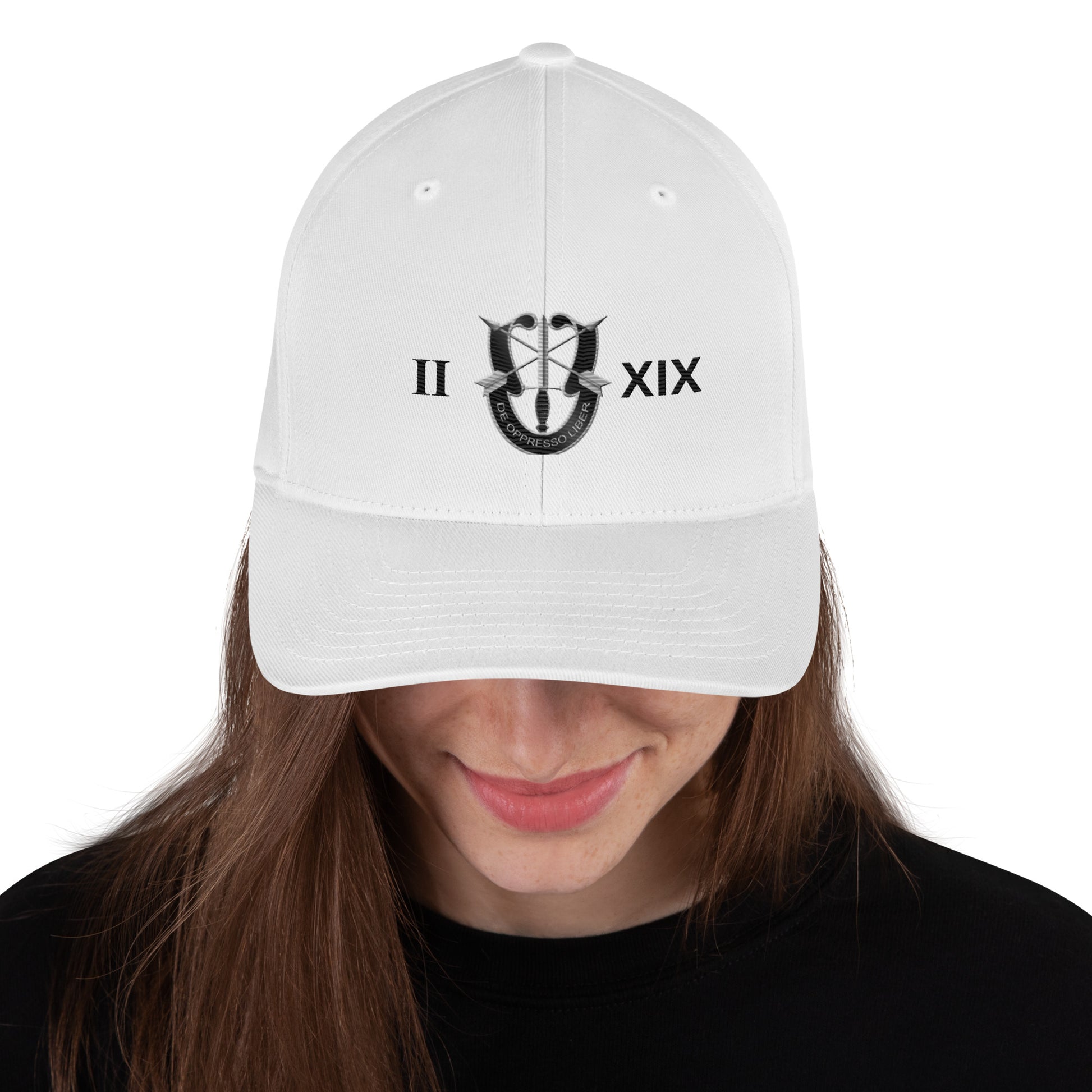 2-19 Crest hat Structured Twill Cap