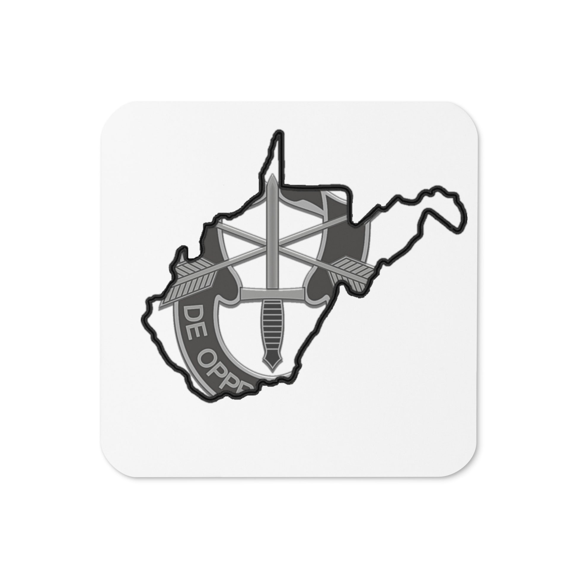 Cork-back coaster