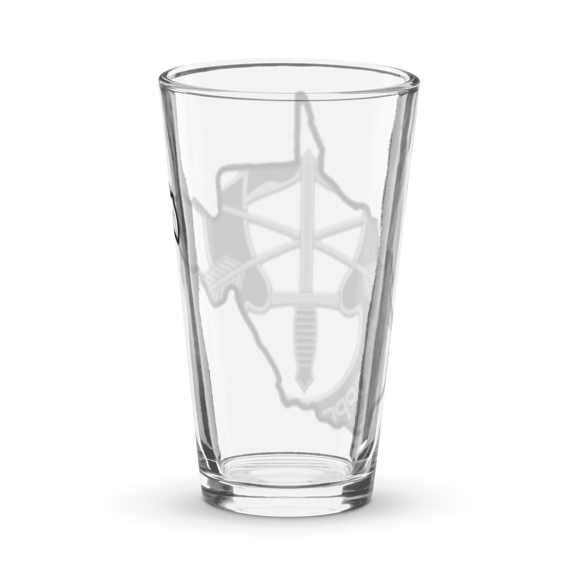 WV crest Shaker pint glass