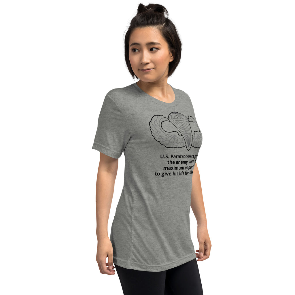 Enemy Gives Their Life Short sleeve t-shirt