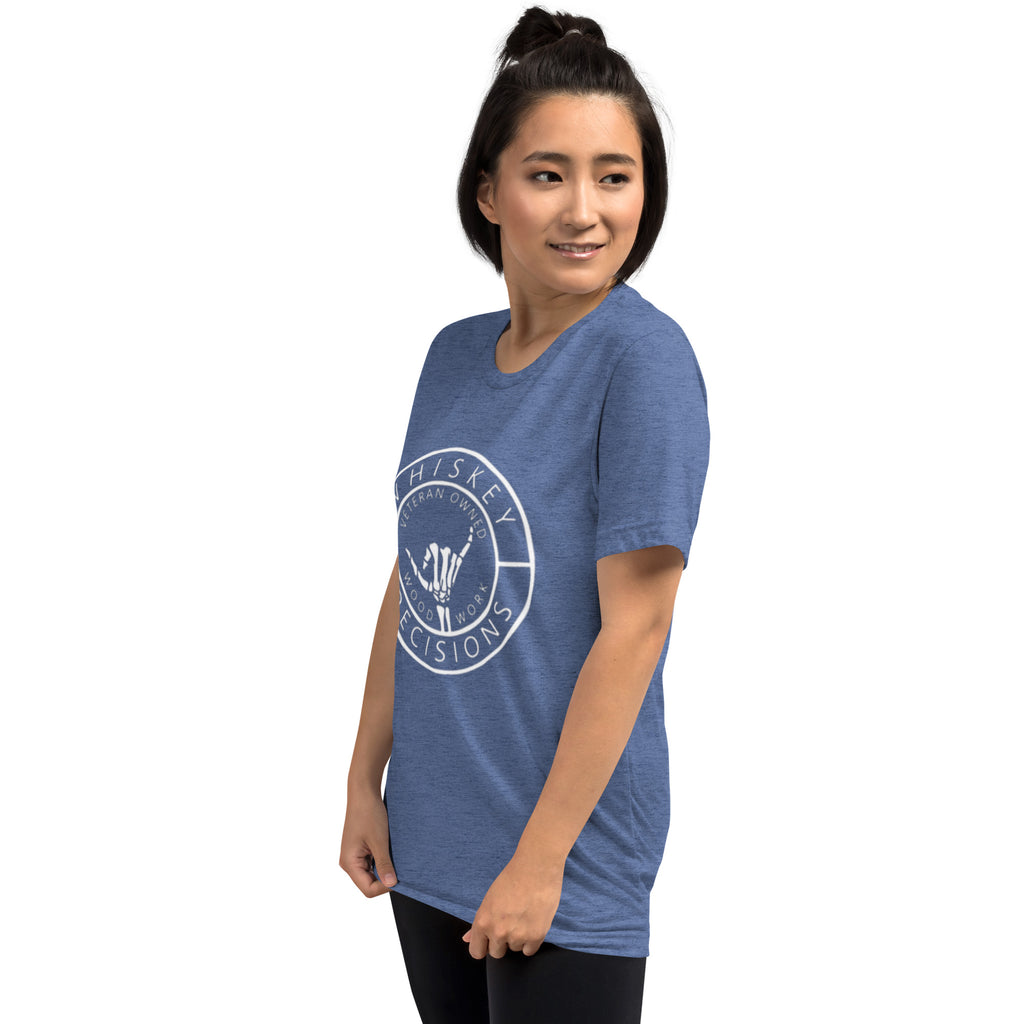 Whiskey Decisions Short sleeve t-shirt