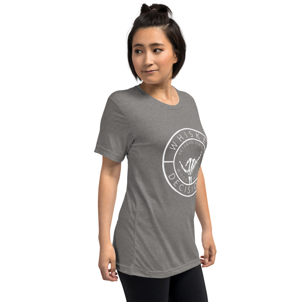 Whiskey Decisions Short sleeve t-shirt